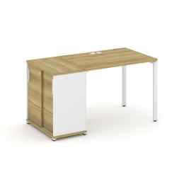 Стол рабочий Concept CN.SP-233 Металл белый